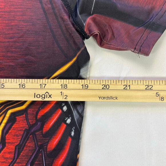 Mens Iron Man Avengers Short Sleeve Compression Top Gym T-Shirt Size L - Picture 6 of 7